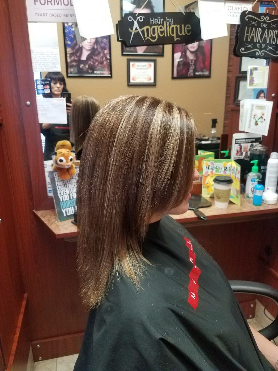 Work by Angelique at AA'S Salon in Pahrump, Nevada