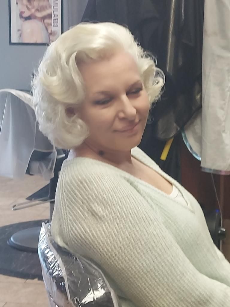 Work by Toni Lynne Waffle at AA'S Salon in Pahrump, Nevada