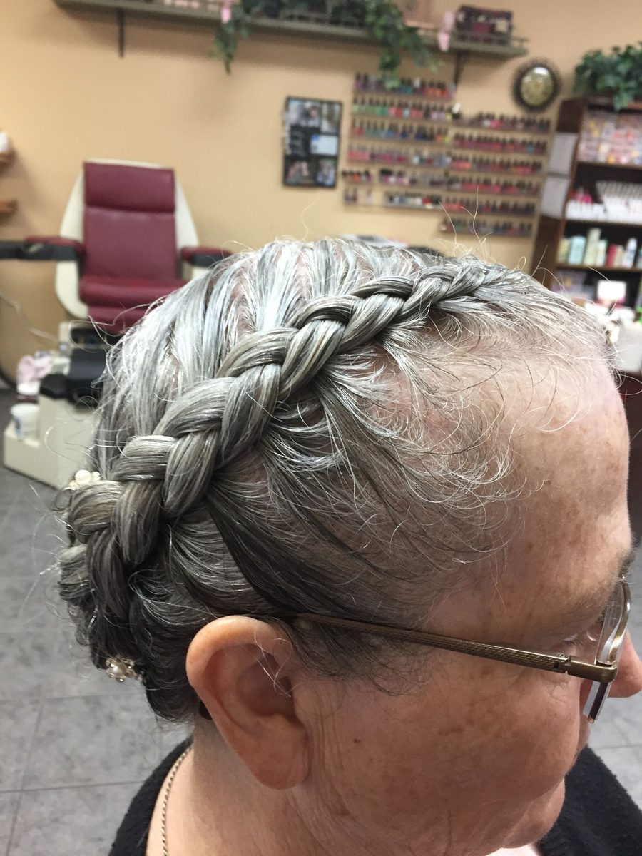 Work by Toni Lynne Waffle at AA'S Salon in Pahrump, Nevada