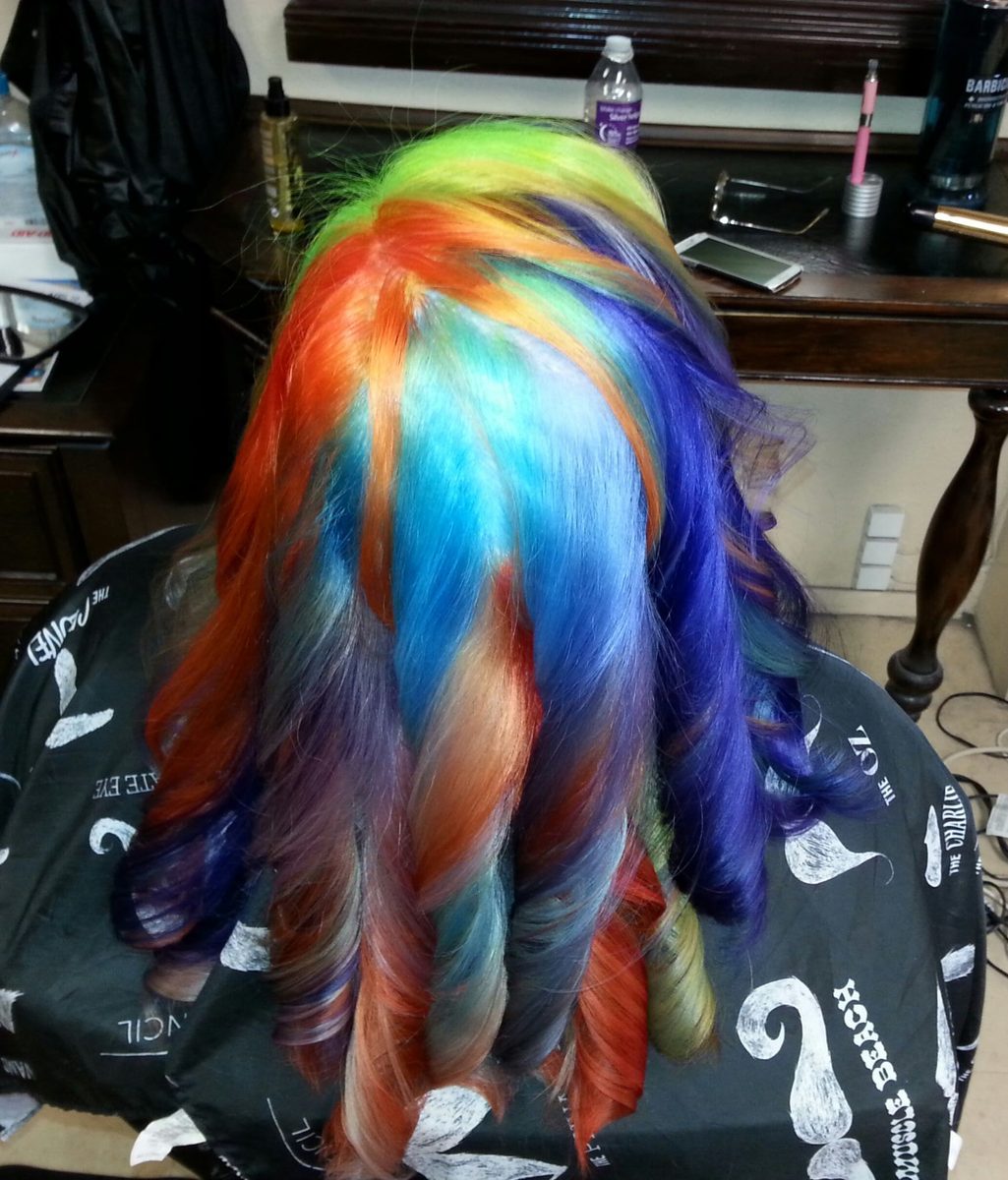 Work by Angelique at AA'S Salon in Pahrump, Nevada