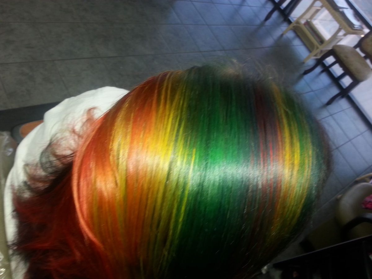 Work by Angelique at AA'S Salon in Pahrump, Nevada