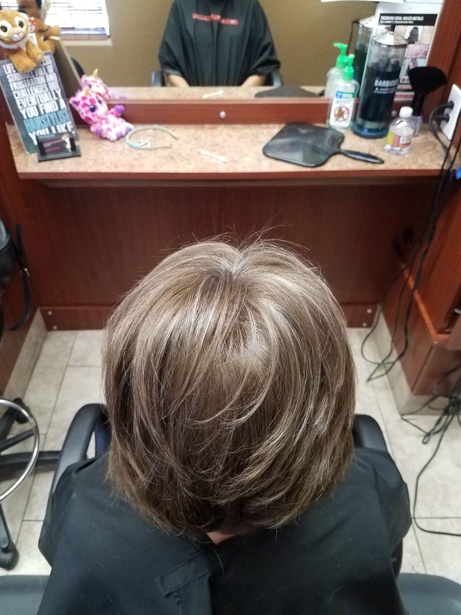 Work by Angelique at AA'S Salon in Pahrump, Nevada