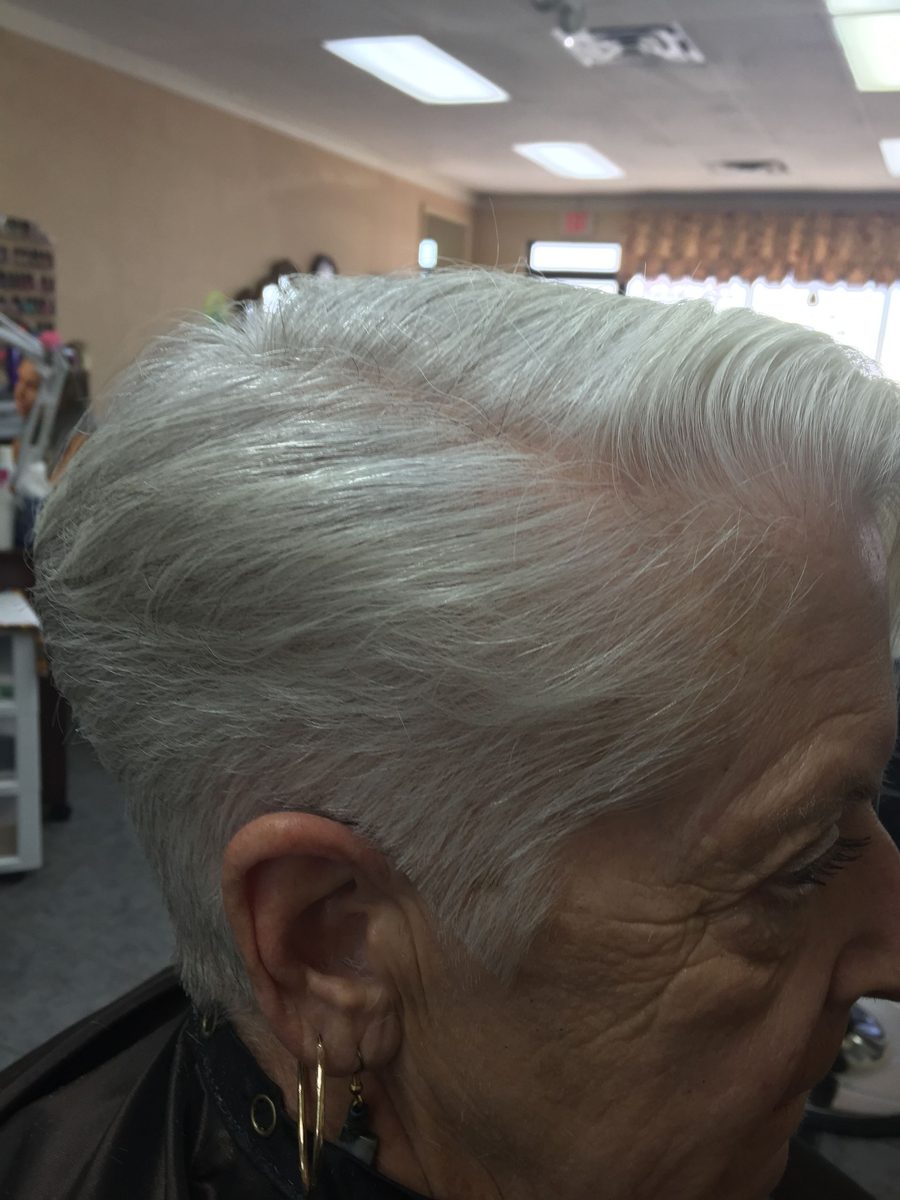 Work by Toni Lynne Waffle at AA'S Salon in Pahrump, Nevada