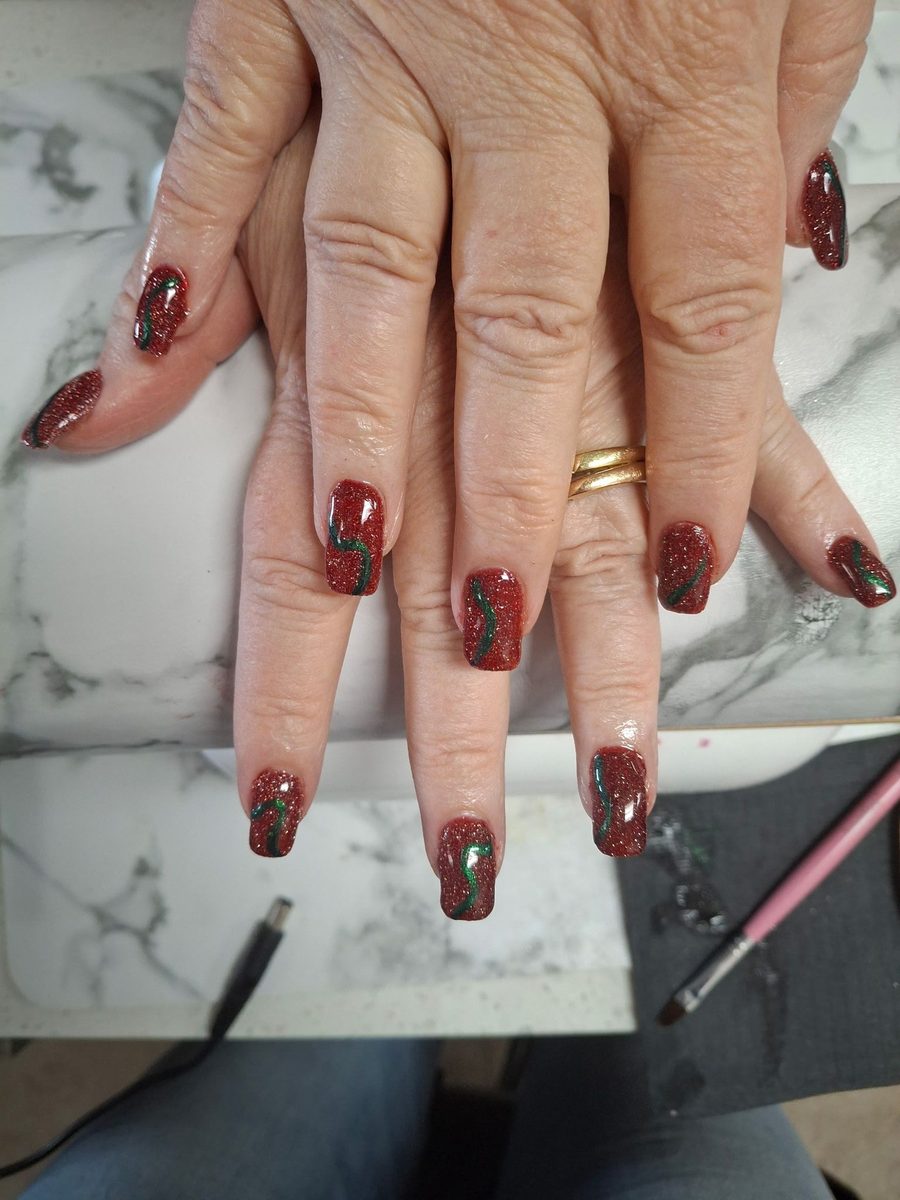 Work by Nikole Erickson at AA'S Salon in Pahrump, Nevada